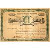 Image 1 : Keystone Gold Mining Co. Stock Certificate, 1888