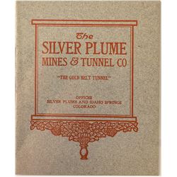 The Silver Plume Mines & Tunnel Co. Pamphlet