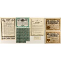 Colorado mining stock and bonds lot