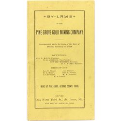 Pine Grove Mining By-Laws