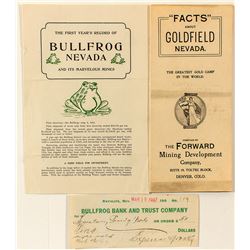 Bullfrog Mining Ephemera