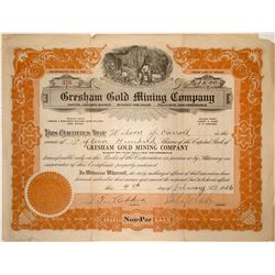 Gresham Gold Mining Company Stock