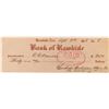 Image 1 : Bank of Rawhide Check for Rawhide Coalition Mines Co.