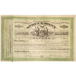 Sprucemont Mining Company, Nevada Stock