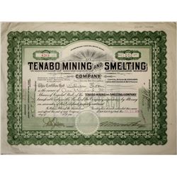 Tenabo Mining and Smelting Company Stock