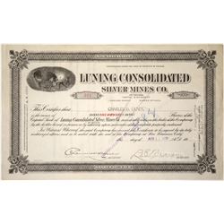 Luning Consolidated Silver Mines Co. Stock