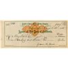 Image 1 : Rare Gould & Curry Silver Mining Check signed by Fair