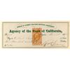 Image 1 : Rare Gould & Curry Silver Mining Co. Check w/ RN-E