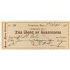 Image 1 : Savage Mining Co. Check Issued and Signed by druggist A.M. Cole