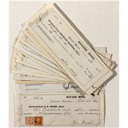 Savage Mining Company Payroll Receipts