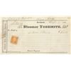 Image 1 : Steamer Yosemite Receipt for Goods to Savage Mine