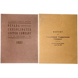 Nevada Consolidated Copper Company Annual Reports