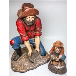 Gold Miner Statues