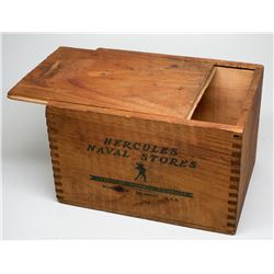 Rare Tongue in Groove Hercules Box