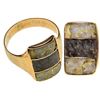 Image 1 : Gold Quartz Ring
