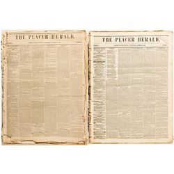 Placer Herald  Newspaper (Sept. 1855-Aug. 1857)