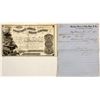 Image 1 : Two John Sime Gold Rush documents
