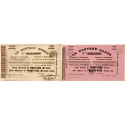 Le Nouveau Monde stock certificate (2)