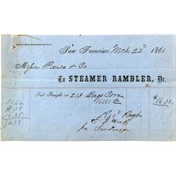 Gold Rush steamer delivery