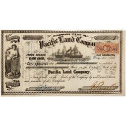 Pacific Land Company Stock Certificate