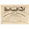 Image 1 : Stanislaus Central Bridge Co. Stock Certificate (Bridge Collapse)
