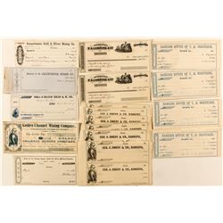 Nice group of unused Gold Rush documents
