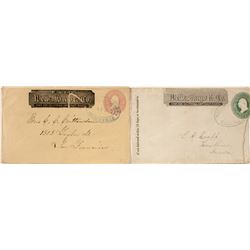 Two Gold Rush Area Wells, Fargo & Co. Covers