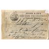 Image 1 : Rare Adams & Co's New-York and California Package Express Receipt