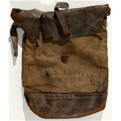 Adams Express Co. Carrier's Mail Bag