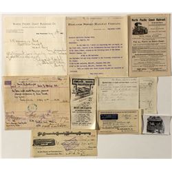 Northern California Railway Ephemera