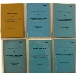 Denver and Salt Lake Railway Company Reports
