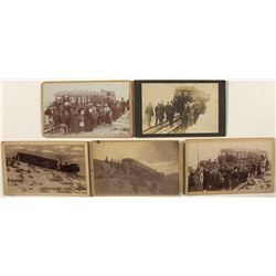 Pikes Peak Summit Train Trip Cabinet Cards