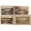 Image 1 : Four different views of passenger steam trains on "The Loop"