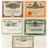 Image 1 : Unissued Pictorial Colorado Railroad Stock Certificates (5)
