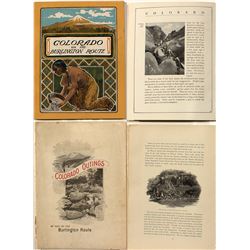 2 Booklets: By the Burlington Route