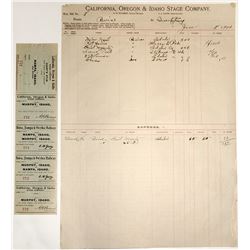 Idaho Stage Company Ephemera