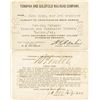 Image 1 : Tonopah and Goldfield Railroad Co. 1909 Pass for John Ryan