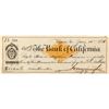 Image 1 : Virginia & Truckee Railroad Check issued to Mark Hopkins