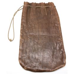 Old Leather Coin Bag