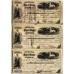 Three Gold Rush-era Page & Bacon Exchanges