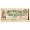 Image 1 : Extremely Rare Carson City $3 Advertising Scrip issued to V&T