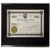 Image 1 : First State Bank of Las Vegas Stock Certificate signed by Vegas pioneers