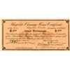 Image 1 : Rare Denomination Rhyolite Clearing House Certificate