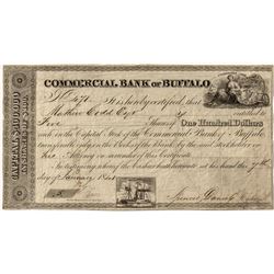 Commercial Bank of Buffalo Stock Certificate