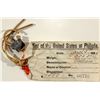 Image 1 : U.S. Mint Coin Bag Tag (Philadelphia) w/ string