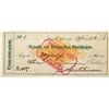 Image 1 : Unlisted RN-G Bank of Poncha Springs Check