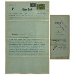 Property Deed with Revenue Stamps