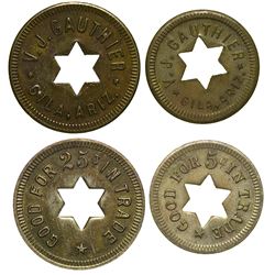 V.J. Gauthier Tokens