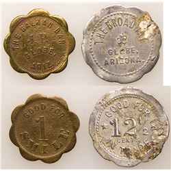 Two Globe Tokens