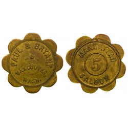 Paul & Bryant Saloon Token